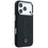 Etui Mercedes Leather Semi Wrap Iconic   Line MagSafe do iPhone 17 Pro czarny